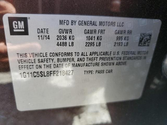 Photo 10 from auction – 2015 CHEVROLET MALIBU 1LT with VIN 1G11C5SL8FF218427
