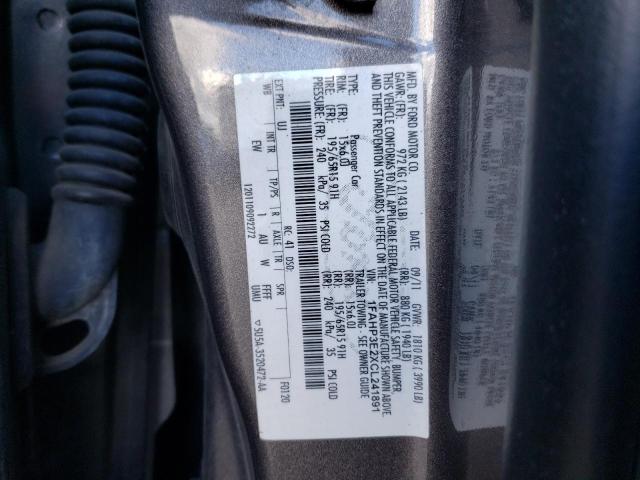 Photo 10 from auction – 2012 FORD FOCUS S with VIN 1FAHP3E2XCL241891