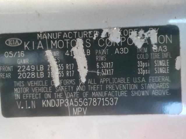 Photo 10 from auction – 2016 KIA SOUL + with VIN KNDJP3A55G7871537
