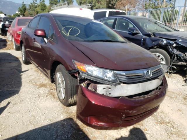 Photo 1 from auction – 2012 HONDA CIVIC LX with VIN 19XFB2F51CE362353
