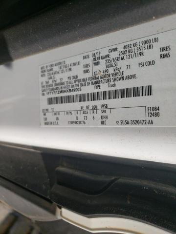 Photo 10 from auction – 2019 FORD TRANSIT T- with VIN 1FTYR1ZM8KKB49008