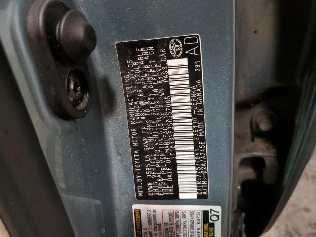 Photo 10 from auction – 2005 TOYOTA COROLLA CE with VIN 2T1BR32E35C557085