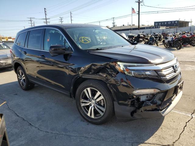 HONDA PILOT EXLN 2016 with VIN 5FNYF5H73GB059555 - Photo from auction