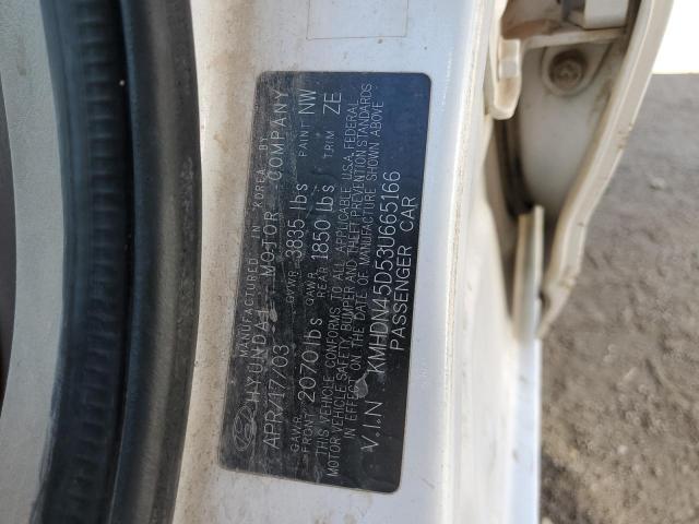 Photo 10 from auction – 2003 HYUNDAI ELANTRA GL with VIN KMHDN45D53U665166
