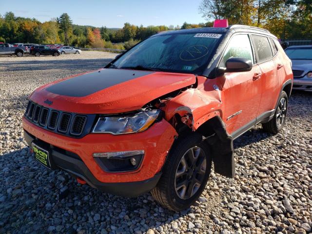 Photo 2 from auction – 2018 JEEP COMPASS TR with VIN 3C4NJDDB5JT130690