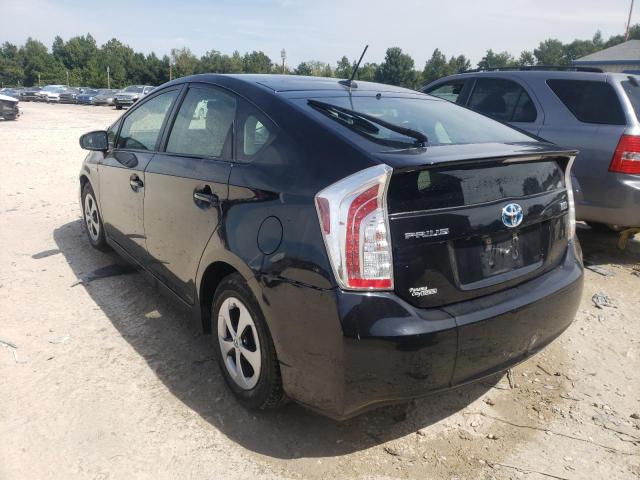 Photo 3 from auction – 2012 TOYOTA PRIUS with VIN JTDKN3DU9C1610860