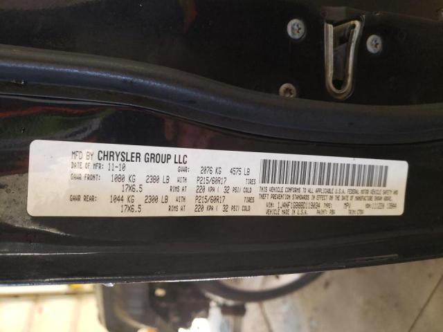 Photo 10 from auction – 2011 JEEP PATRIOT SP with VIN 1J4NF1GB8BD119034