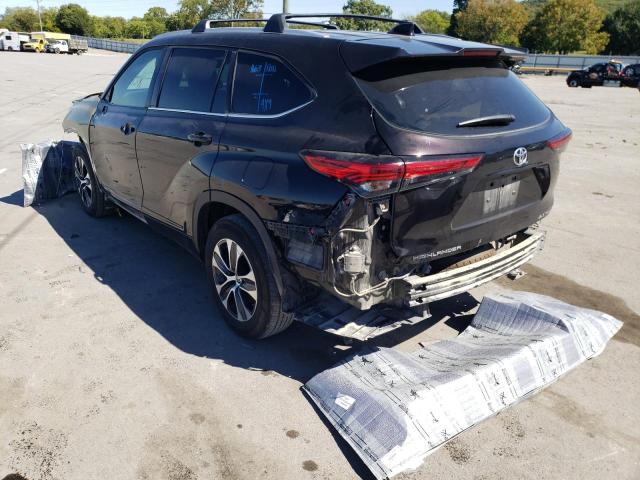 Photo 3 from auction – 2022 TOYOTA HIGHLANDER with VIN 5TDGZRBH8NS170395