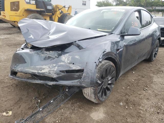Photo 2 from auction – 2022 TESLA MODEL Y with VIN 7SAYGDEF5NF467705