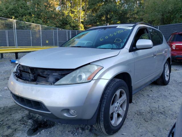 Photo 2 from auction – 2004 NISSAN MURANO SL with VIN JN8AZ08T94W221063
