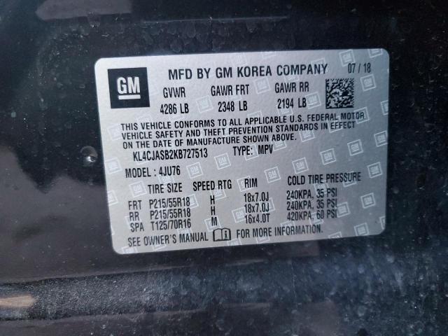 Photo 10 from auction – 2019 BUICK ENCORE PRE with VIN KL4CJASB2KB727513