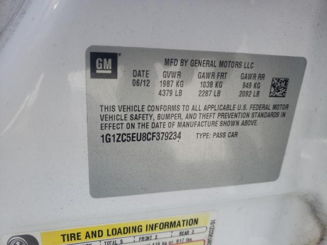 Photo 10 from auction – 2012 CHEVROLET UNKNOWN with VIN 1G1ZC5EU8CF379234