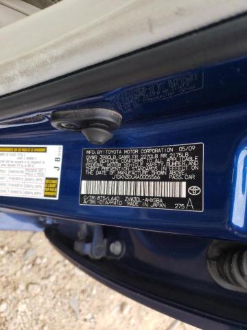 Photo 10 from auction – 2010 TOYOTA PRIUS with VIN JTDKN3DU4A0005566
