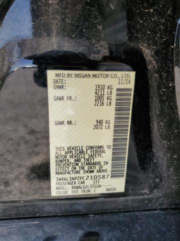 Photo 10 from auction – 2015 NISSAN ALTIMA 2.5 with VIN 1N4AL3AP2FC210587