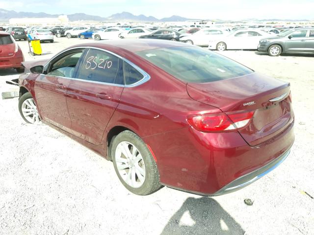 Photo 3 from auction – 2015 CHRYSLER 200 LIMITE with VIN 1C3CCCAB9FN700413