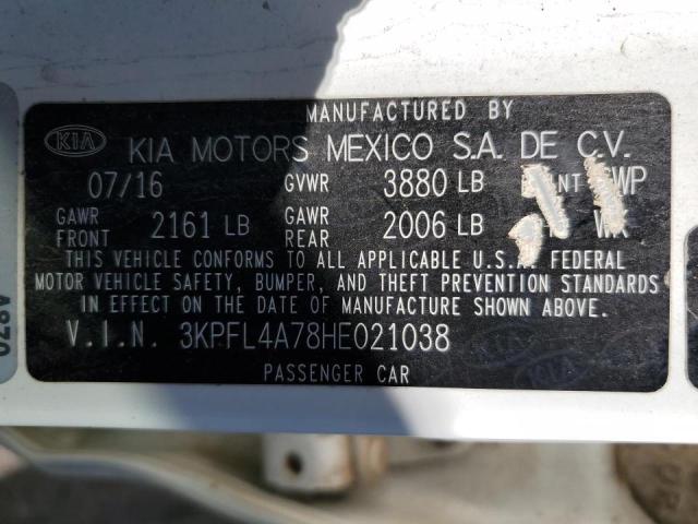 Photo 10 from auction – 2017 KIA FORTE LX with VIN 3KPFL4A78HE021038