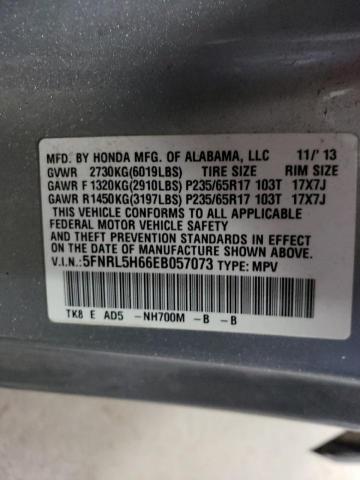 Photo 10 from auction – 2014 HONDA ODYSSEY EX with VIN 5FNRL5H66EB057073