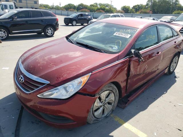 Photo 2 from auction – 2014 HYUNDAI SONATA GLS with VIN 5NPEB4AC2EH818954