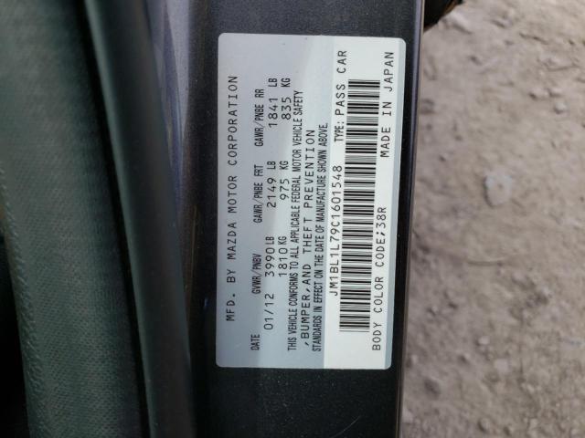 Photo 10 from auction – 2012 MAZDA 3 I with VIN JM1BL1L79C1601548
