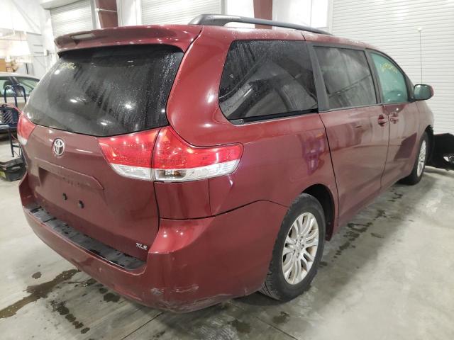 Photo 4 from auction – 2011 TOYOTA SIENNA XLE with VIN 5TDYK3DC0BS024124