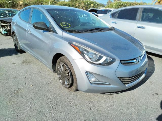 HYUNDAI ELANTRA SE 2016 with VIN 5NPDH4AE7GH738127 - Photo from auction
