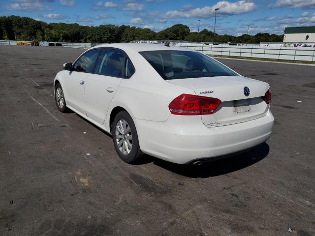 Photo 3 from auction – 2013 VOLKSWAGEN PASSAT S with VIN 1VWAP7A32DC104735