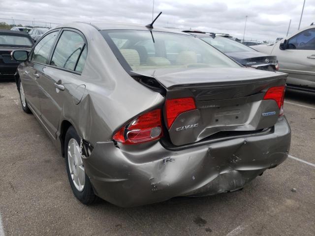 Photo 3 from auction – 2008 HONDA CIVIC HYBR with VIN JHMFA36228S009556