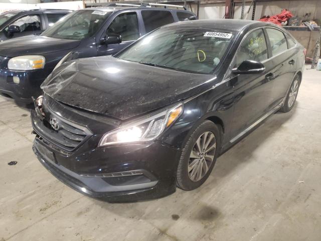 Photo 2 from auction – 2015 HYUNDAI SONATA with VIN 5NPE34AF9FH042959