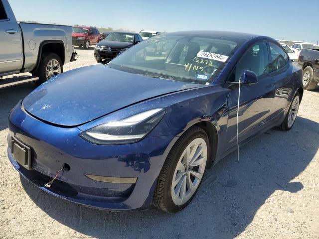 TESLA MODEL 3 2022 with VIN 5YJ3E1EB6NF184691 - Photo from auction