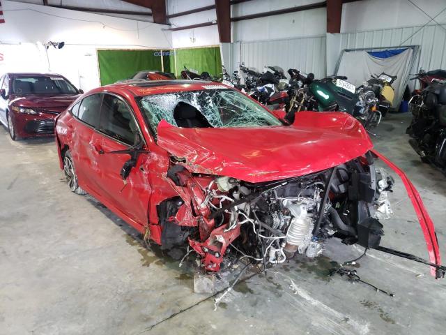 HONDA CIVIC EX 2018 with VIN 2HGFC2F70JH550296 - Photo from auction