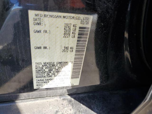 Photo 10 from auction – 2016 NISSAN ALTIMA 2.5 with VIN 1N4AL3AP0GC150701