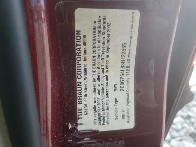 Photo 10 from auction – 2003 CHRYSLER TOWN & COU with VIN 2C8GP64L83R123555