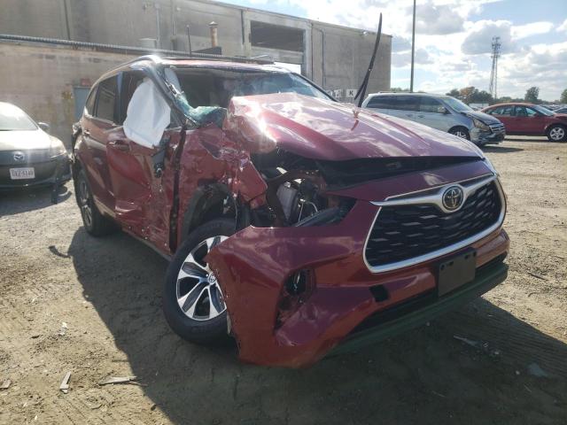 TOYOTA HIGHLANDER 2021 with VIN 5TDHZRBHXMS071791 - Photo from auction