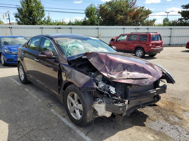 KIA OPTIMA LX 2014 with VIN 5XXGM4A71EG321590 - Photo from auction