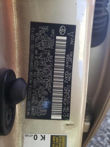 Zdjęcie 10 z aukcji – 2010 TOYOTA PRIUS z VIN JTDKN3DU8A0151579