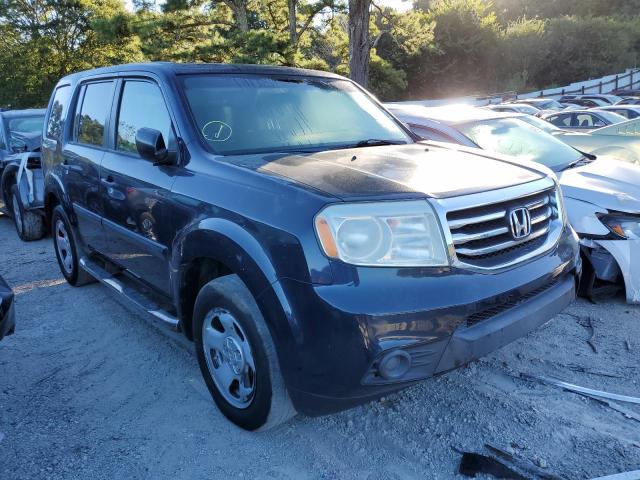 HONDA PILOT LX 2012 with VIN 5FNYF3H24CB039950 - Photo from auction