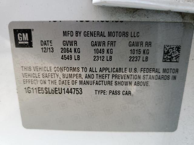 Photo 10 from auction – 2014 CHEVROLET MALIBU 2LT with VIN 1G11E5SL6EU144753
