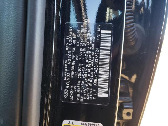 Photo 10 from auction – 2017 HYUNDAI TUCSON LIM with VIN KM8J3CA26HU378224