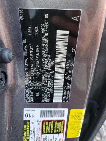 Photo 10 from auction – 2016 TOYOTA SIENNA LE with VIN 5TDKK3DC0GS745119