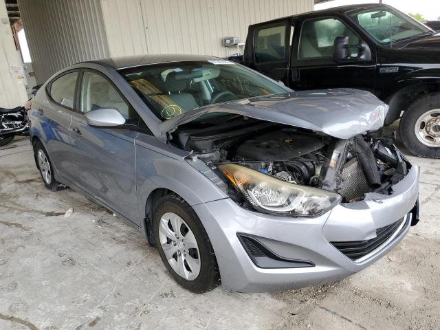 HYUNDAI ELANTRA SE 2016 with VIN 5NPDH4AE5GH669972 - Photo from auction