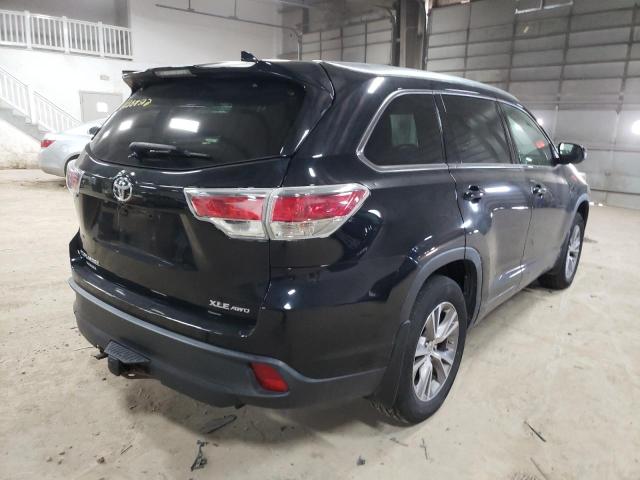 Photo 4 from auction – 2014 TOYOTA HIGHLANDER with VIN 5TDJKRFHXES061375