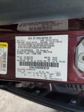 Photo 10 from auction – 2013 LINCOLN MKZ with VIN 3LN6L2GK8DR828769