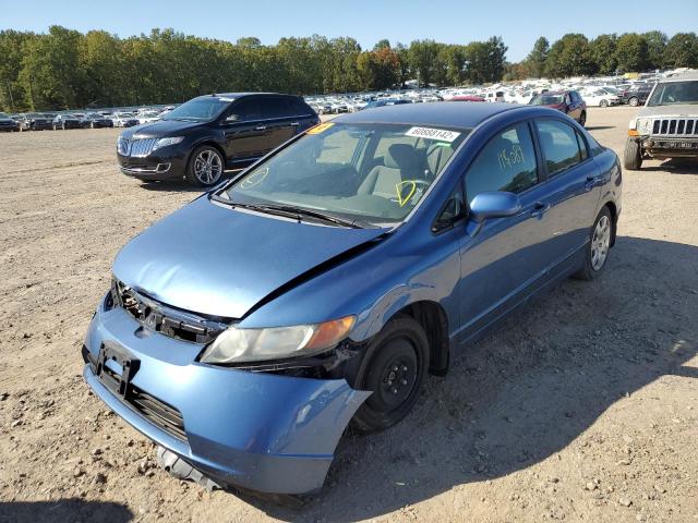 Photo 2 from auction – 2008 HONDA CIVIC LX with VIN 1HGFA16598L077347