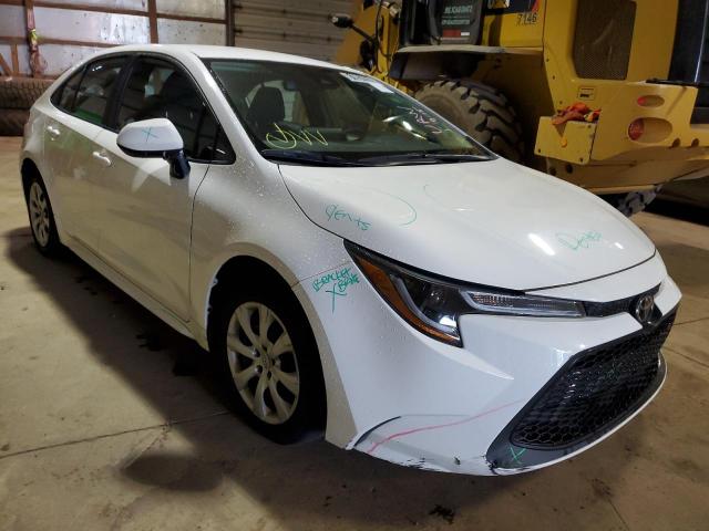 TOYOTA COROLLA LE 2020 with VIN 5YFEPRAE1LP122148 - Photo from auction