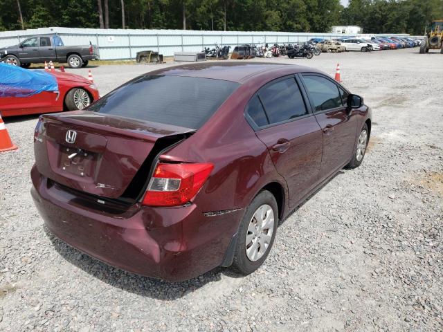 Photo 4 from auction – 2012 HONDA CIVIC LX with VIN 19XFB2F55CE030979