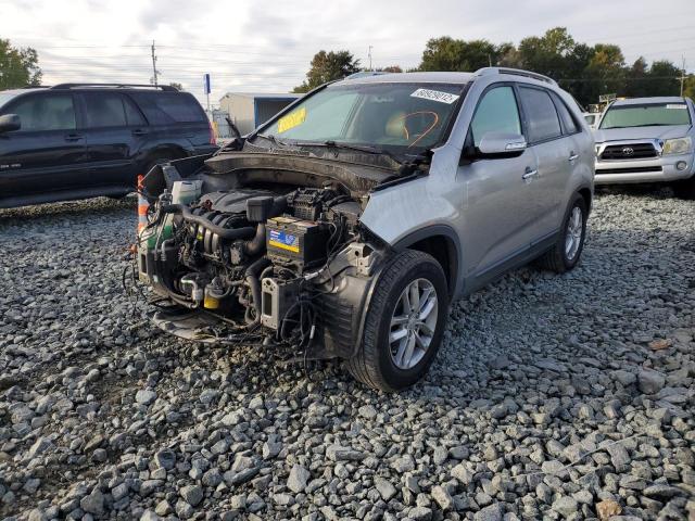 Photo 2 from auction – 2014 KIA SORENTO LX with VIN 5XYKTCA63EG449789