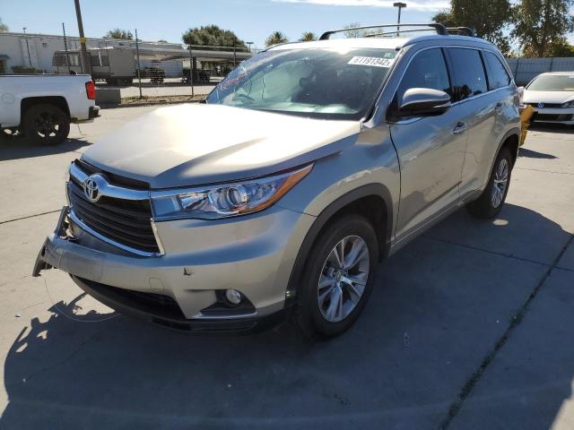 Photo 2 from auction – 2015 TOYOTA HIGHLANDER with VIN 5TDKKRFH4FS054377