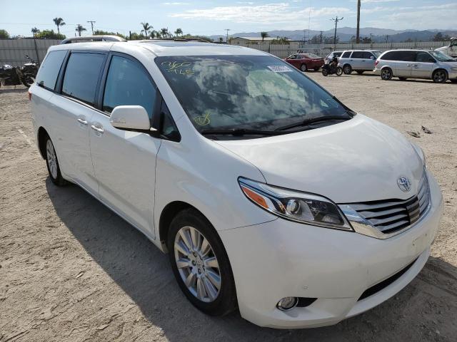 TOYOTA SIENNA XLE 2017 with VIN 5TDYZ3DC4HS875766 - Photo from auction