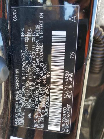 Photo 10 from auction – 2008 LEXUS GX 470 with VIN JTJBT20X380149620