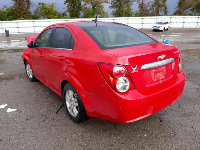 Photo 3 from auction – 2013 CHEVROLET SONIC LT with VIN 1G1JD5SH7D4201989
